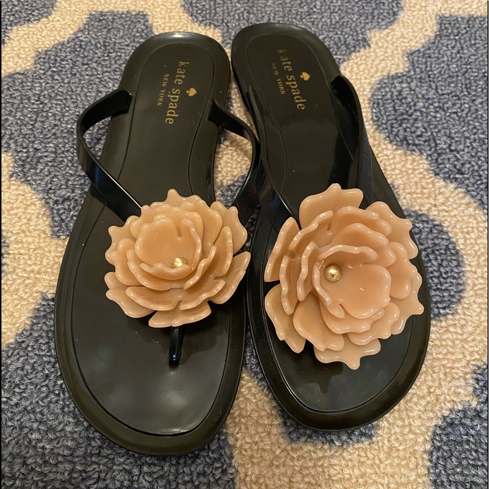 Kate Spade jelly flip flop sandals